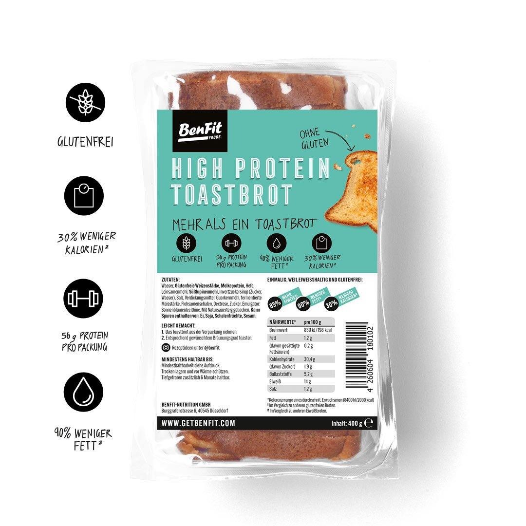 High Protein Test-Paket Toastbrot (glutenfrei) - BenFit